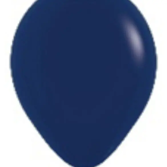 12 Azul Naval Fashion 50 Pza   Latex De Sempertex