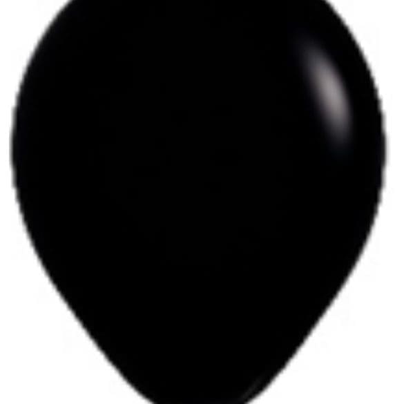 24 Negro Fashion 10 Pza   Latex De Sempertex