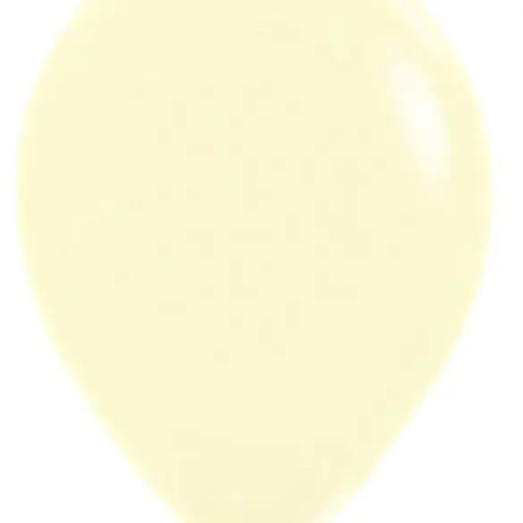 12 Amarillo Pastel Mate 50 Pza    Latex De Sempertex