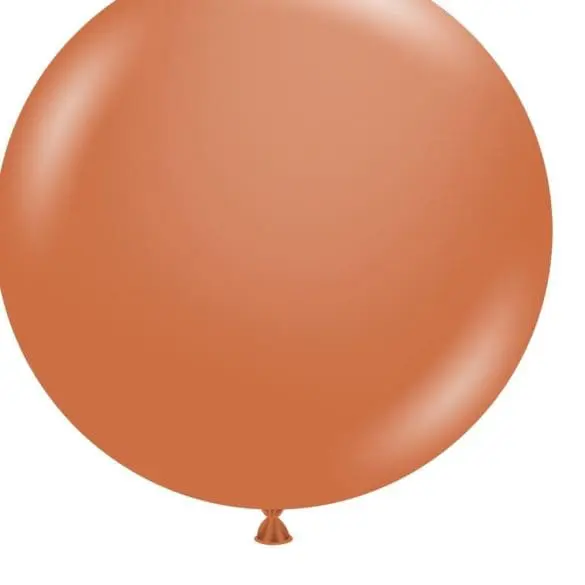 24 BURNT ORANGE 3 PZA LATEX DE TUFTEX