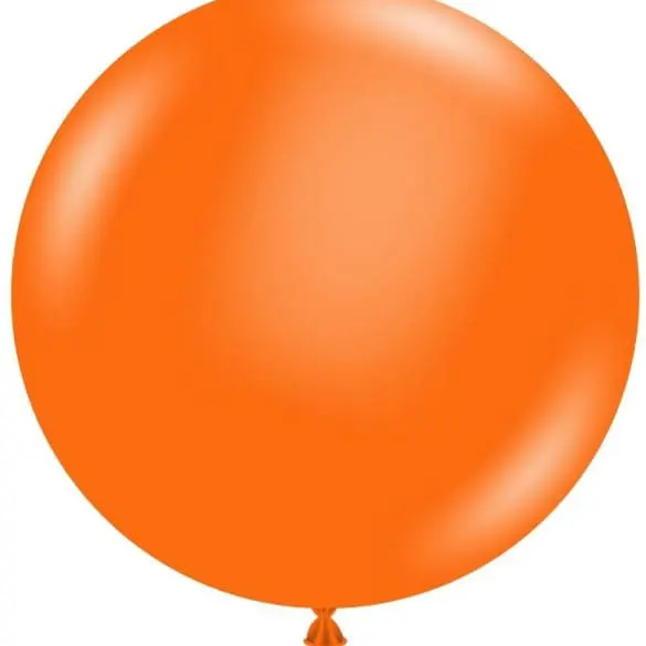 18 NARANJA ESTANDAR 20 PZA LATEX DE GLOBOS Y FIGURAS