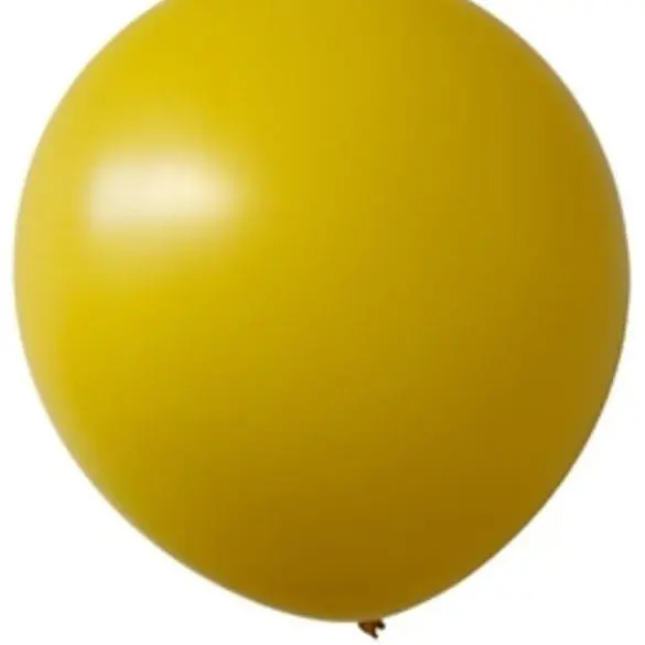18 AMARILLO ESTANDAR 20 PZA LATEX DE GLOBOS Y FIGURAS