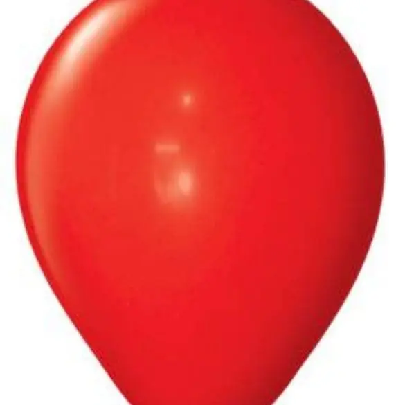 12 ROJO ESTANDAR 50 PZA LATEX DE GLOBOS Y FIGURAS