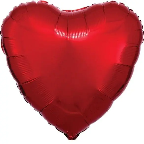 CORAZON LISO ROJO MT 18″ ANAG