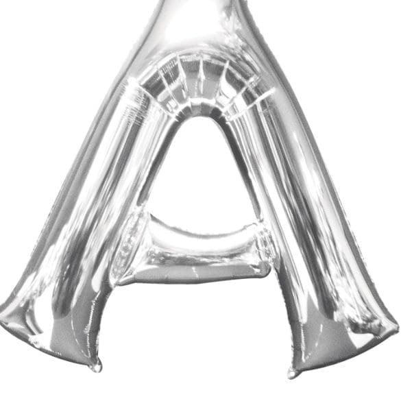 LETRA A PLATA MT 34″ ANAG PK 1 PZA