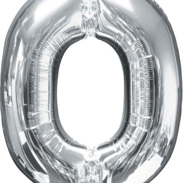 LETRA O PLATA MT 34″ ANAG PK 1 PZA