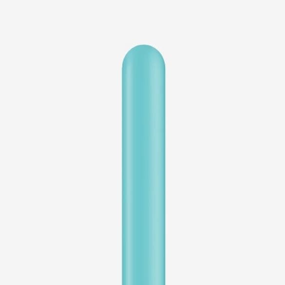 160 AZUL CARIBE 100 PZA LATEX LISO DE QUALATEX