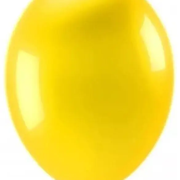 12 AMARILLO METALICO 50 PZA LATEX DE GLOBOS Y FIGURAS