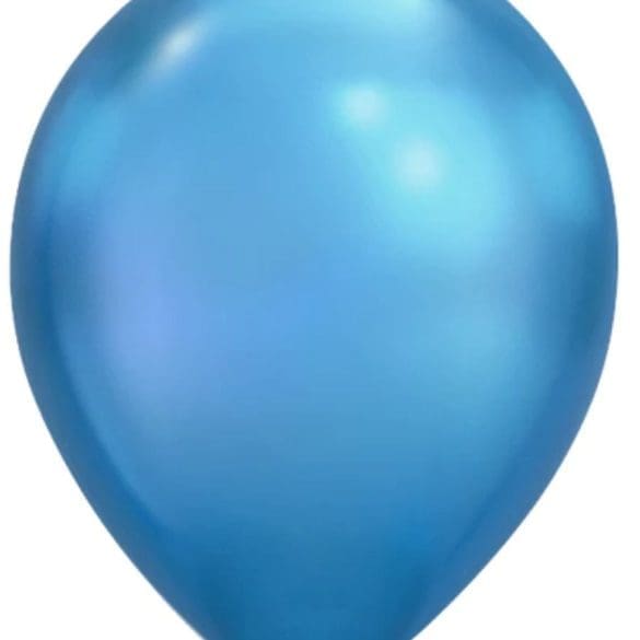 10 AZUL CALRO METALICO 50 PZA LATEX DE GLOBOS Y FIGURAS