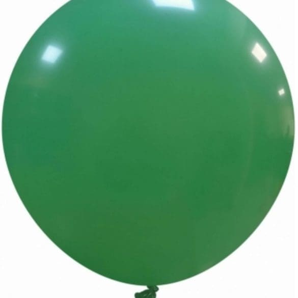 18 VERDE BOSQUE ESTANDAR S6 20 PZA LATEX DE GLOBOS Y FIGURAS