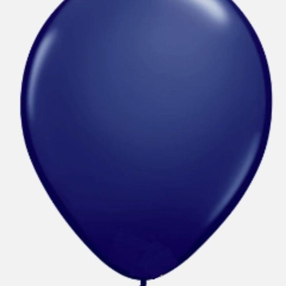 10 AZUL OSCURO ESTANDAR 50 PZA LATEX DE GLOBOS Y FIGURAS