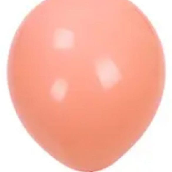 10 DURAZNO RETRO 50 pza LATEX DE GLOBOS Y FIGURAS