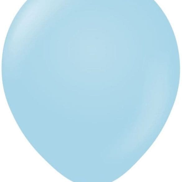 10 AZUL CLARO MACARON 50 PZA LATEX GLOBOS Y FIGURAS