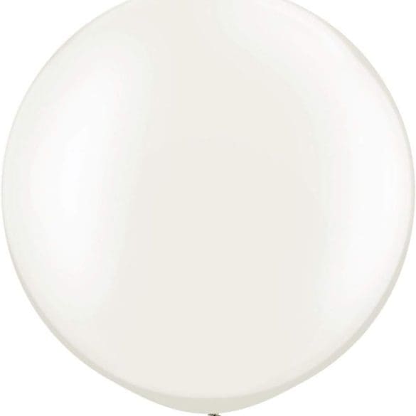 18 BLANCO ESTANDAR 20 PZA LATEX DE GLOBOS Y FIGURAS