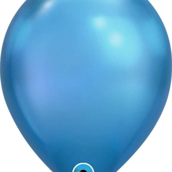 07 CHROME AZUL 100 PZA LATEX DE QUALATEX