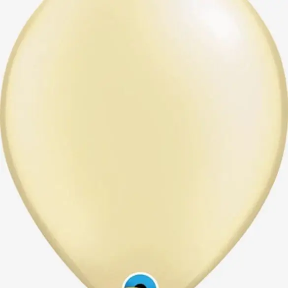 11 MARFIL NACARADO 100 PZA LATEX LISO DE QUALATEX
