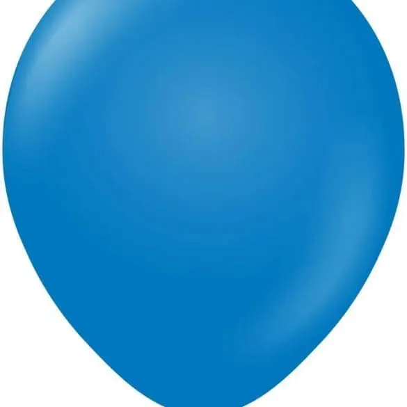 12 AZUL CLARO ESTANDAR 50 PZA LATEX DE GLOBOS Y FIGURAS