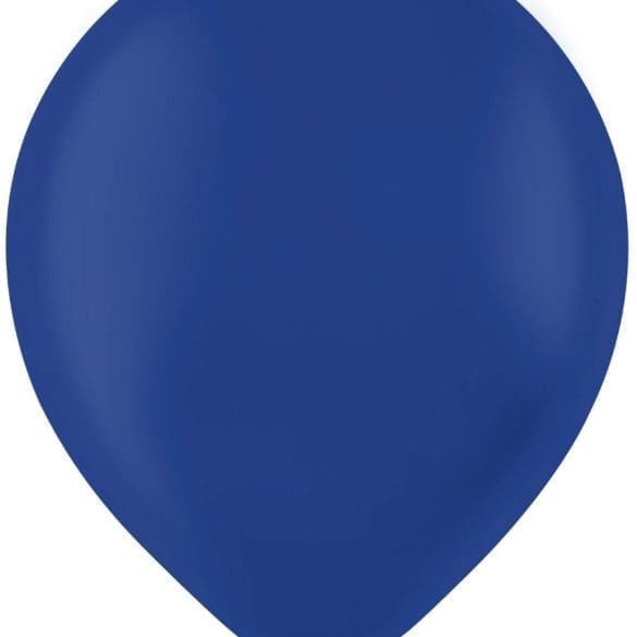 10 AZUL MARINO ESTANDAR 50 PZA LATEX DE GLOBOS Y FIGURAS