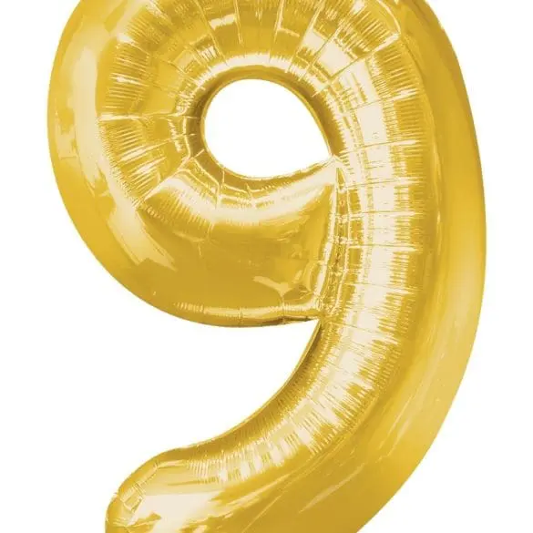NUMERO 9 ORO MT 34″ ANAG PK 1 PZA
