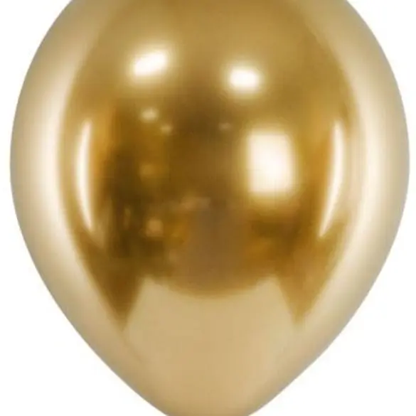 12 ORO CROMO C4 50 PZA LATEX DE GLOBOS Y FIGURAS