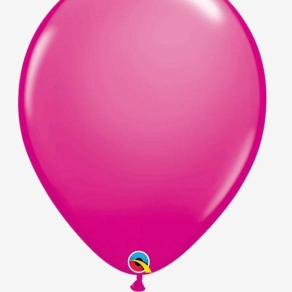 16 CEREZA INTENSO 50 PZA LATEX LISO DE QUALATEX