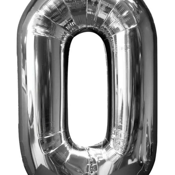 NUMERO 0 PLATA MT 34″ ANAG PK 1 PZA