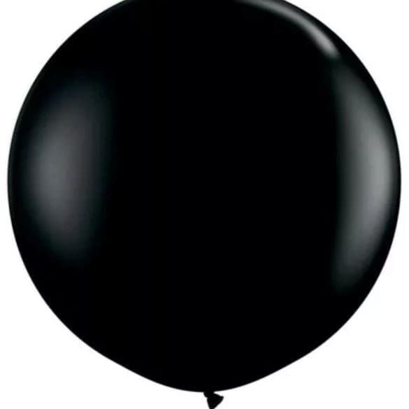 18 NEGRO ESTANDAR 20 PZA LATEX DE GLOBOS Y FIGURAS