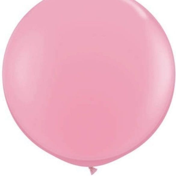 24 ROSA ESTANDAR 15 PZA LATEX DE GLOBOS Y FIGURAS