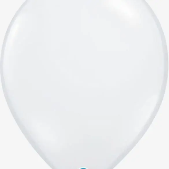 16 DIAMANTE TRANSPARENTE 50 PZA LATEX LISO DE QUALATEX