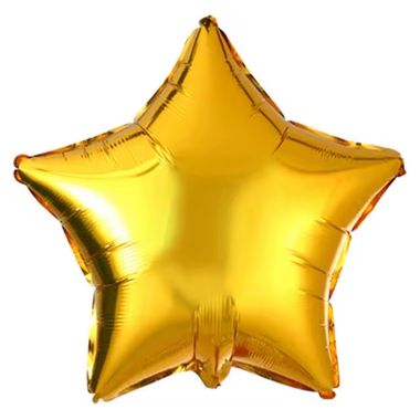 Globo Metalico Estrella 68″ (170 cm) Oro