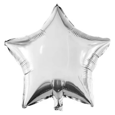 Globo Metalico Estrella 68″ (170 cm) Plata