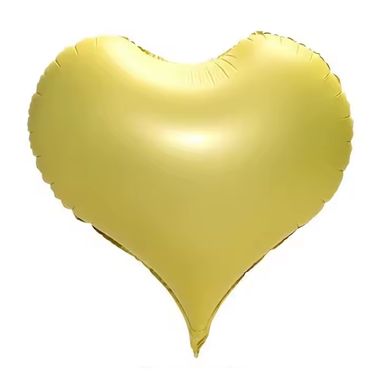 Globo Metalico Corazon 22″ (55 cm) Amarillo Perla