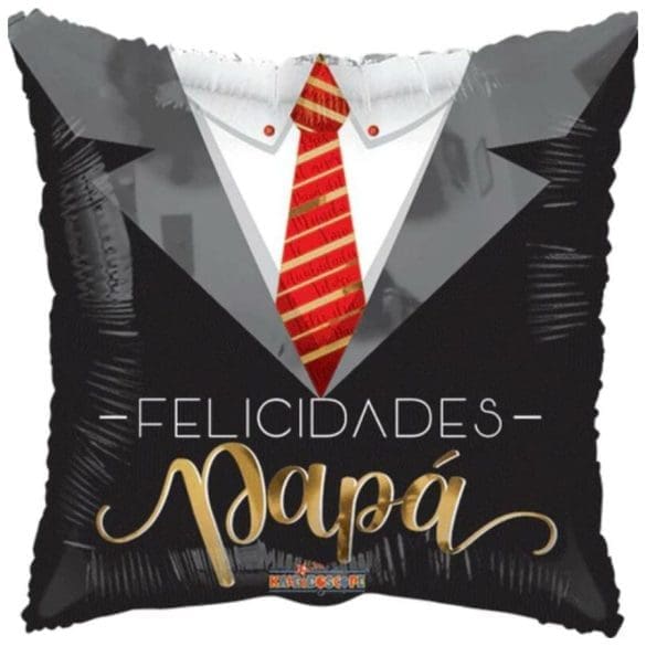FELICIDADES PAPA CUADRADO MT 09″ KAL