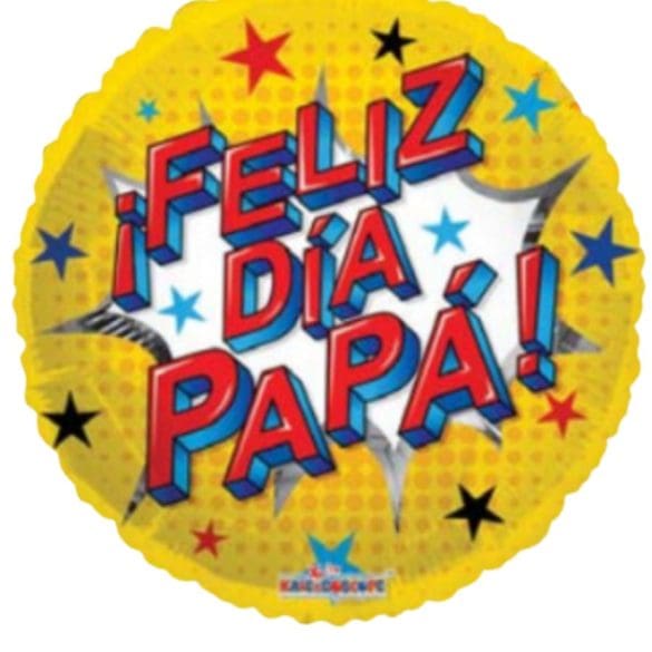 FELIZ DIA PAPA COMIC REDONDO MT 09″ KAL