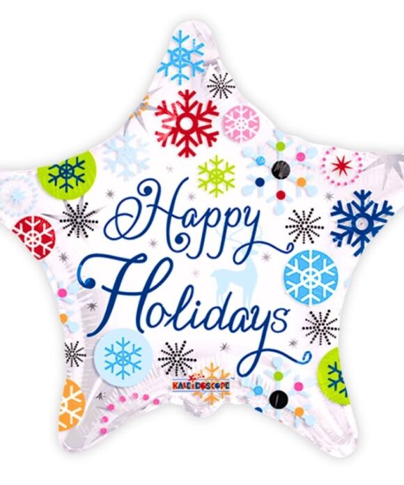 HOLIDAYS SNOWFLAKES ESTRELLA MET 18″ Kaleidoscope