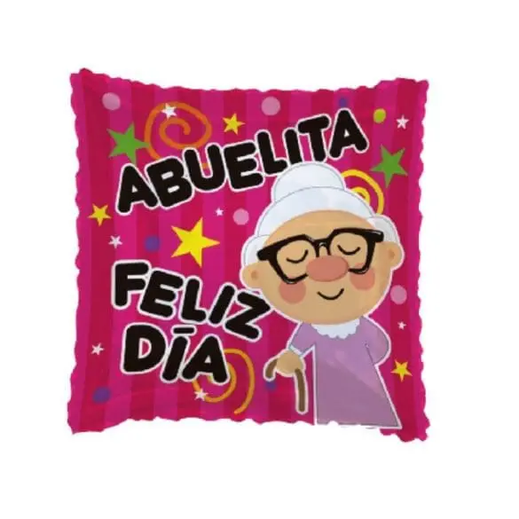 FELIZ DIA ABUELITA CUADRADO MT 18″ BALL