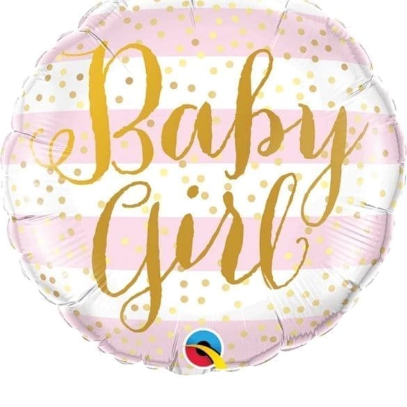 Baby Girl Pink Stripes REDONDO MT 18″ Q
