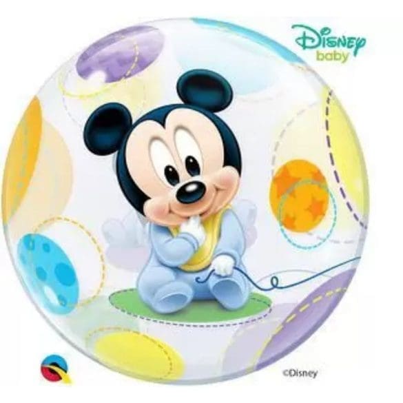 BURBUJA SENCILLA 22″ 1 PZA BABY MICKEY MOUSE
