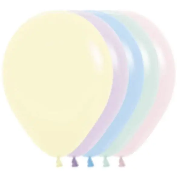 05 Surtido Pastel Mate 50 Pza   Latex De Sempertex