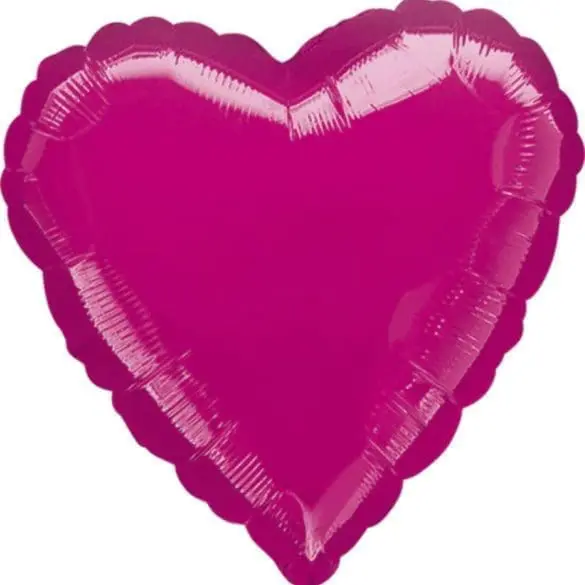 CORAZON LISO MAGENTA MT 18″ BALL