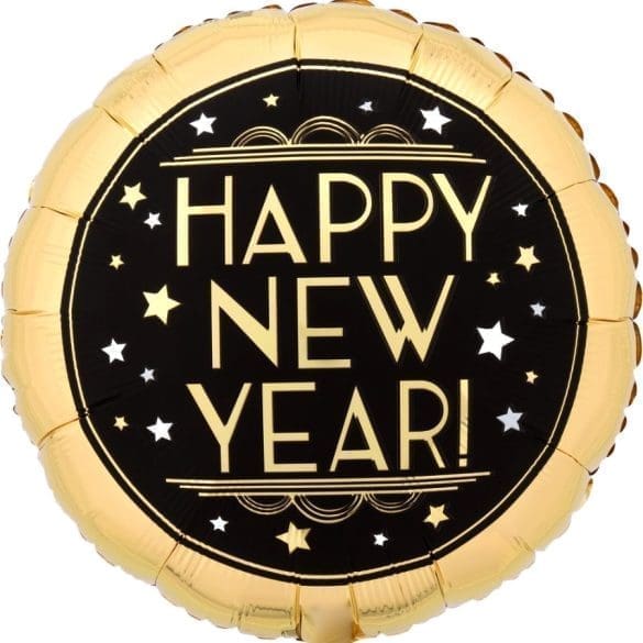 Vintage Satin New Year REDONDO MT 17″ ANAG