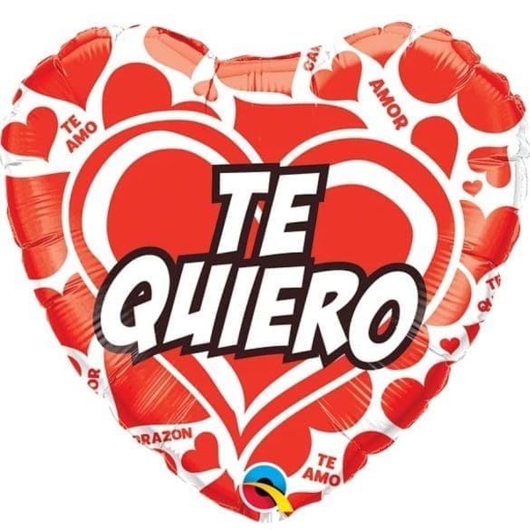 TE QUIERO CORAZON MT 18″ Q