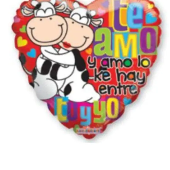 GLOBO 18″ AMOR  TE AMO Y AMO LO KE HAY ENTRE TU Y YO