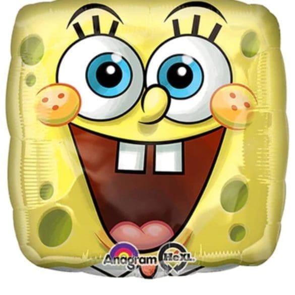 Bob Esponja Cara CUADRADO MT 18″ ANAG