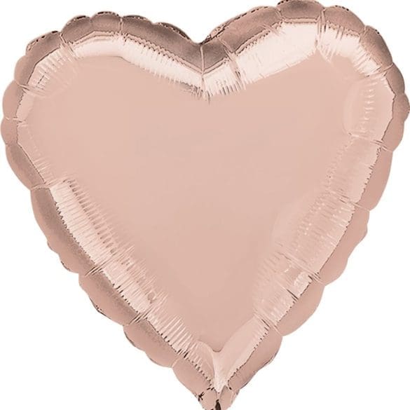 CORAZON LISO ROSE GOLD MT 18″ ANAG