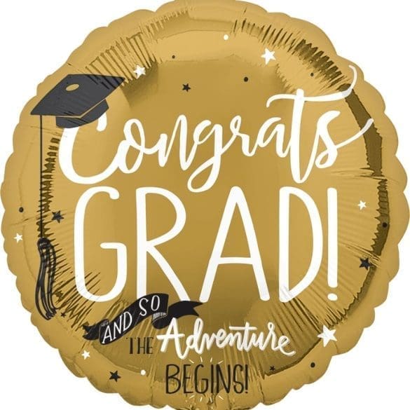 CONGRATS GRAD REDODNDO MT 28″ ANAG