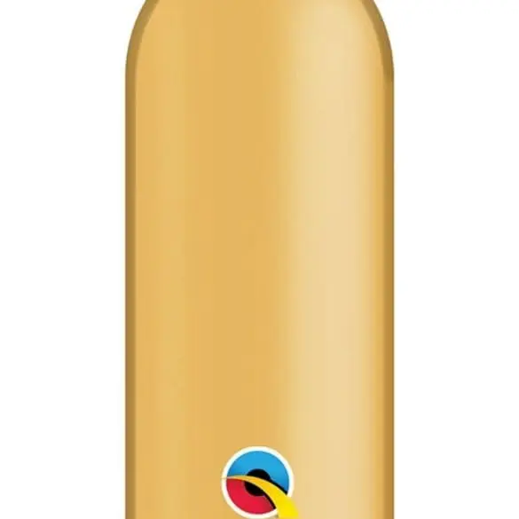 350 ORO METALICO 100 PZA LATEX LISO DE QUALATEX