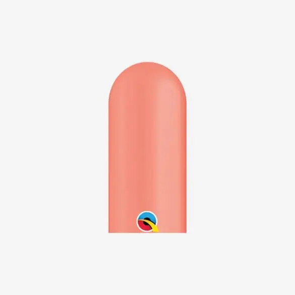 350 CORAL 100 PZA LATEX LISO DE QUALATEX