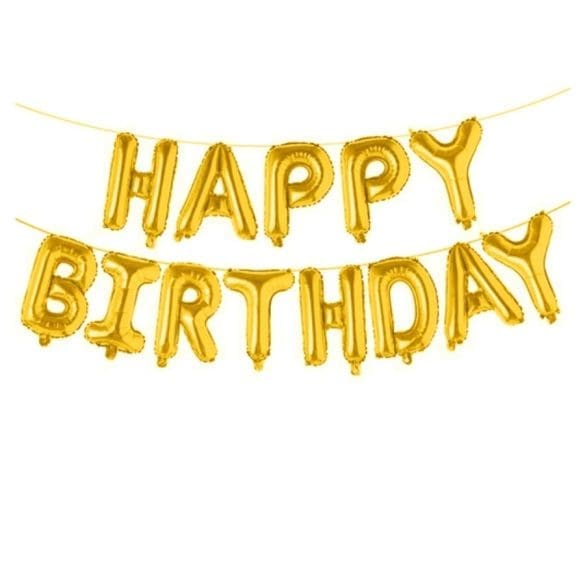 LETRERO HAPPY BIRTHDAY ORO MT GYF