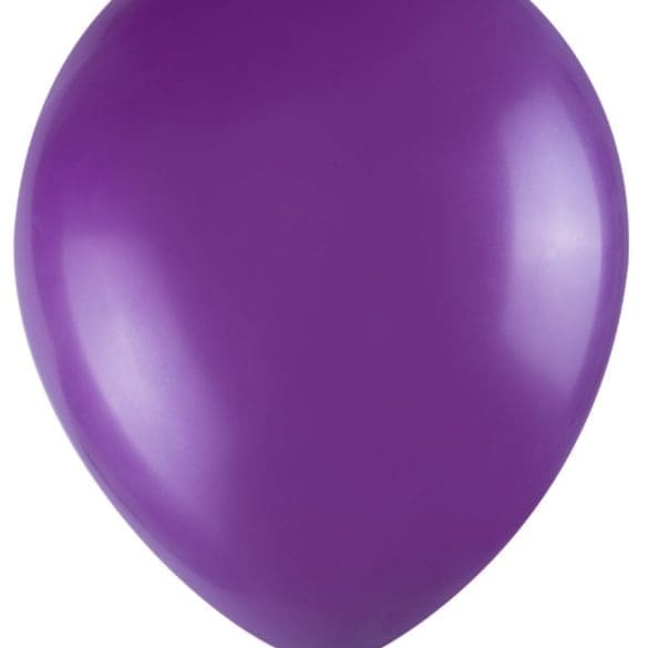 05 MORADO ESTANDAR 100 PZA LATEX DE GLOBOS Y FIGURAS